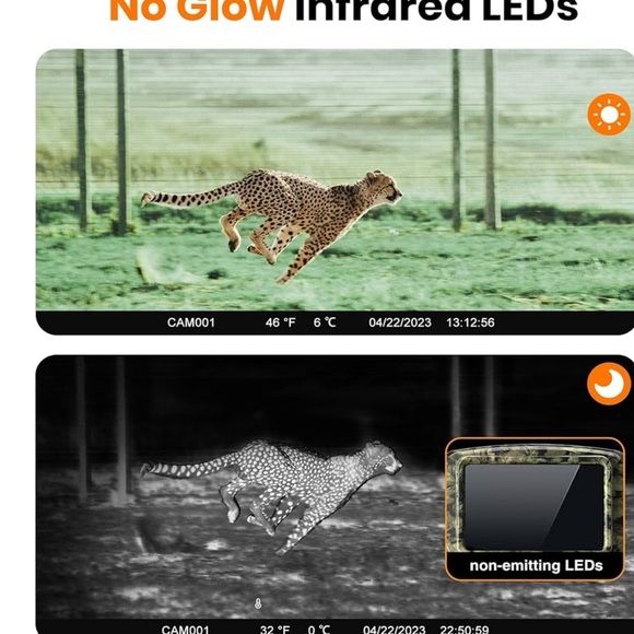 (X1) Trail Camera-4K 48MP Game Camera with Night Vision,Trigger Motion Activated - Picture 5 of 5